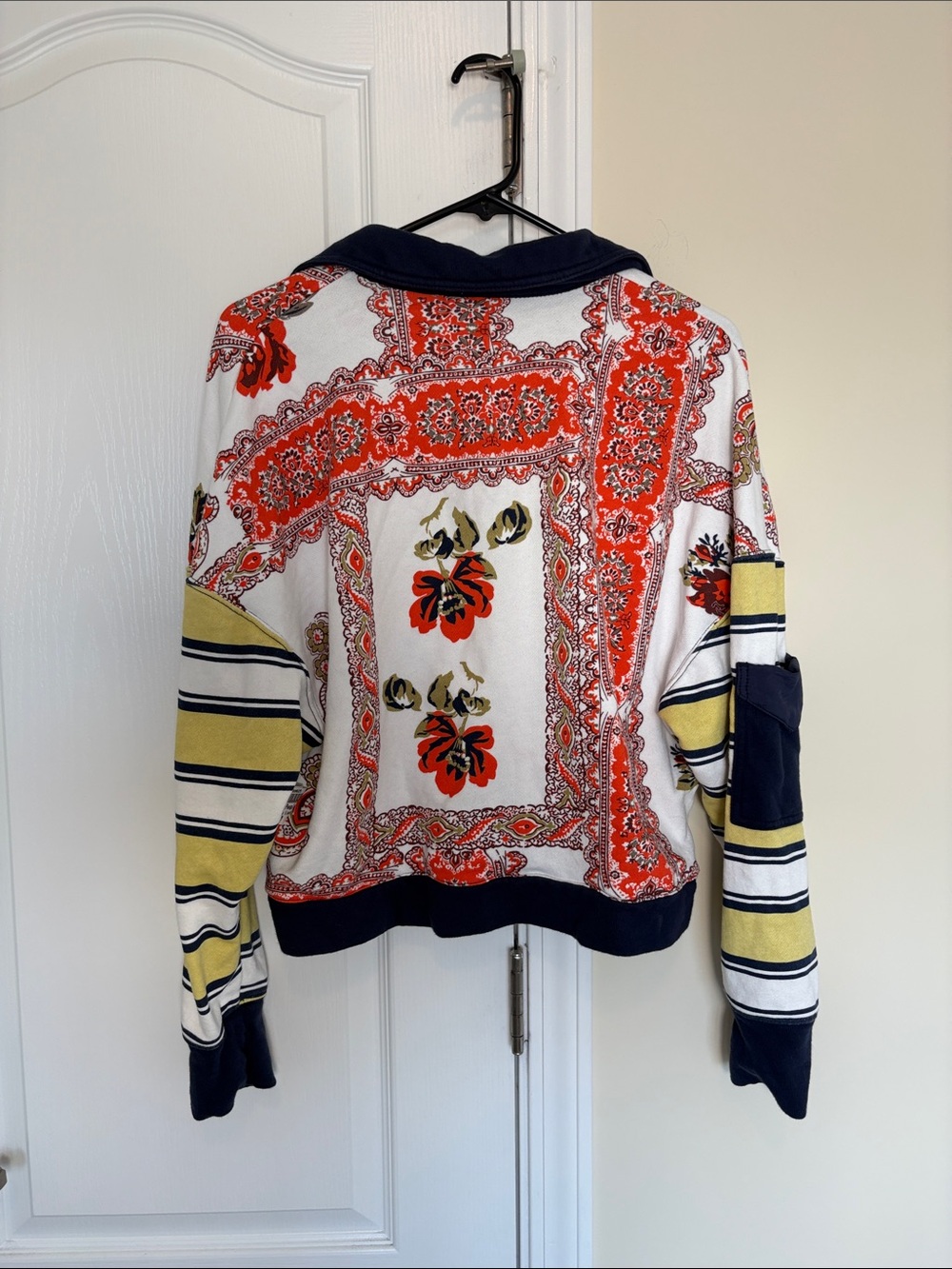 Free People Movement Overlapped Printed Floral Sweatshirt - Picture 7 of 7